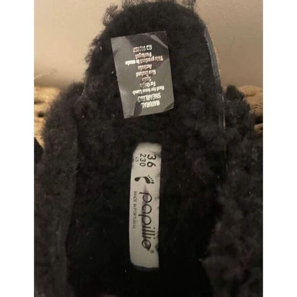 Birkenstock Boston Shearling Big Buckle Platform Size 36 US5 New - Picture 7 of 7